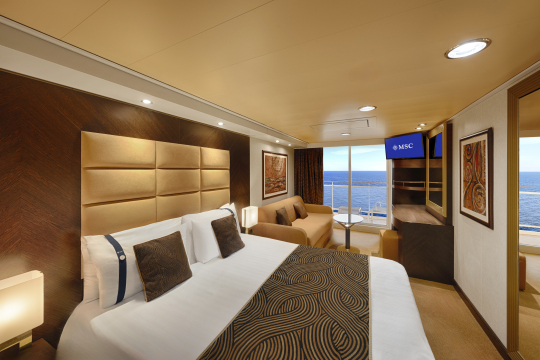MSC Splendida Ansicht Balkonkabine